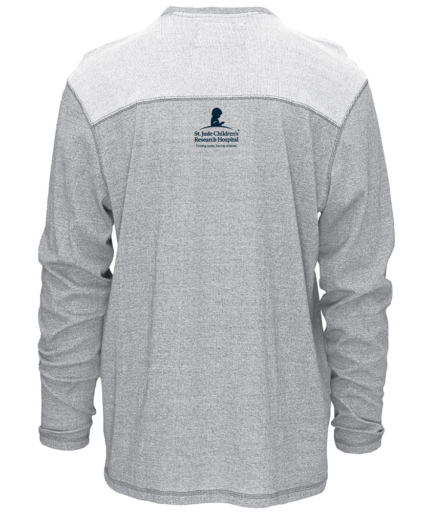 Unisex Back Shoulder Color Block Long-Sleeve T-Shirt